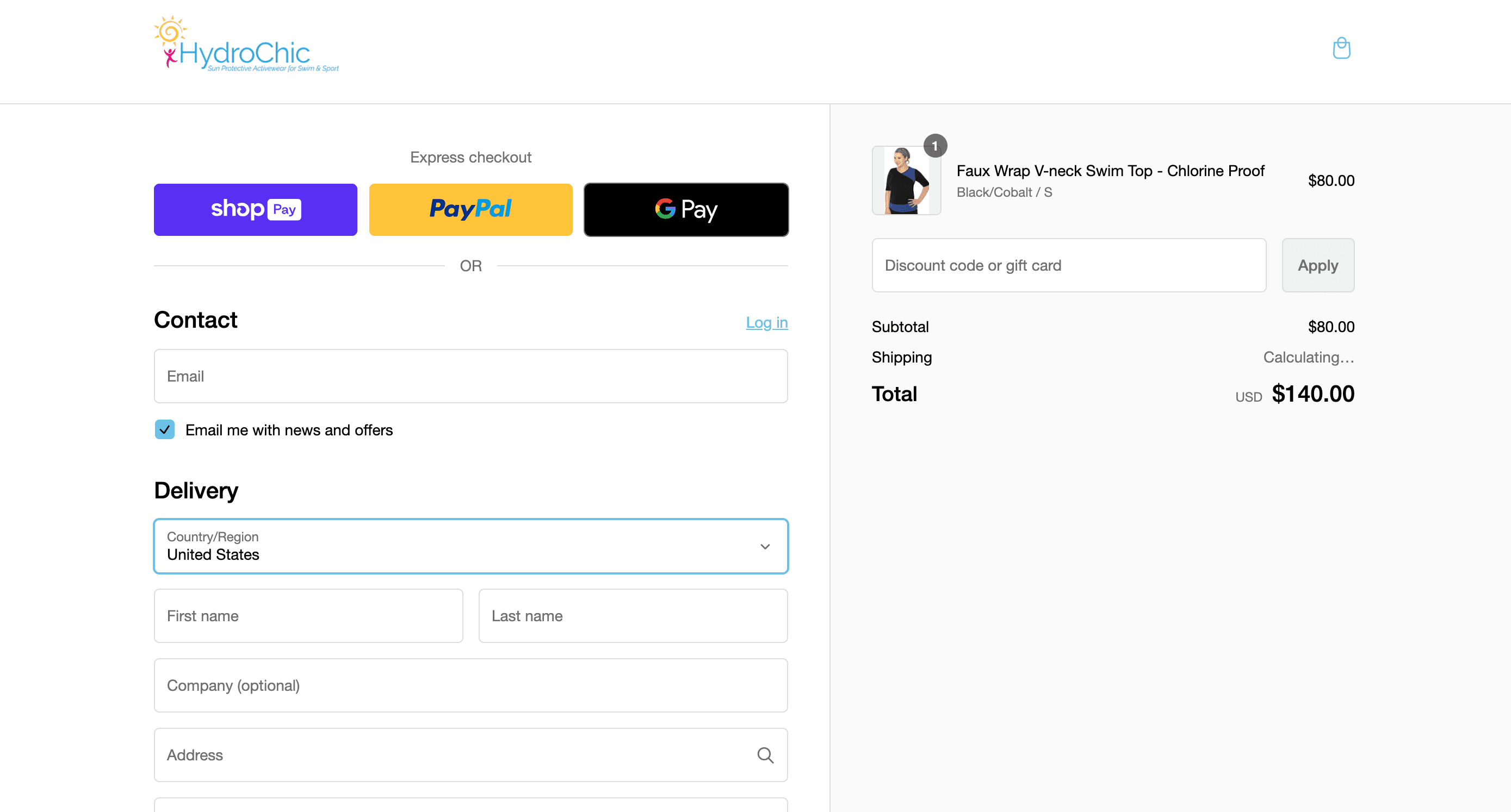 How to apply HydroChic coupon code